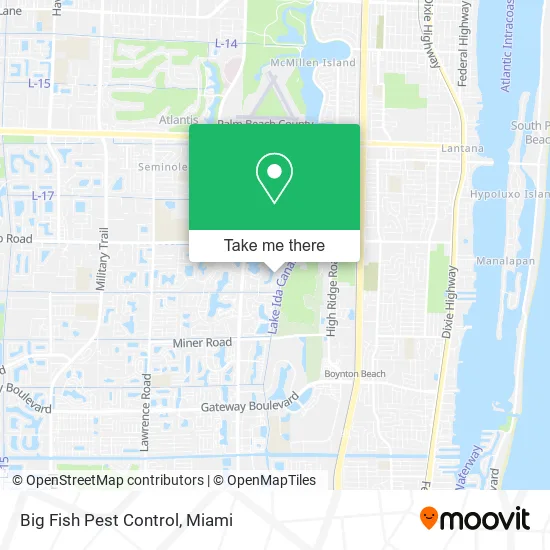Big Fish Pest Control map