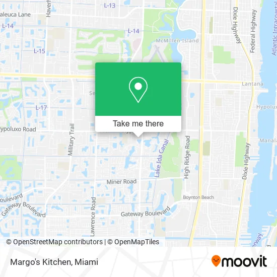 Mapa de Margo's Kitchen