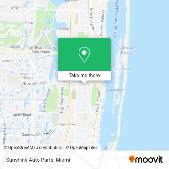 Sunshine Auto Parts map