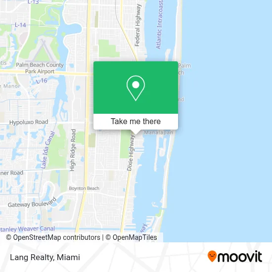Lang Realty map