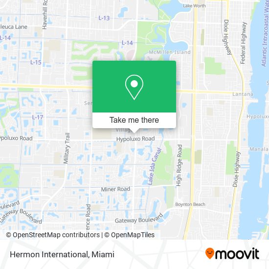 Mapa de Hermon International