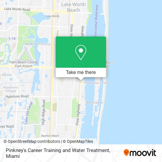 Pinkney's Career Training and Water Treatment map