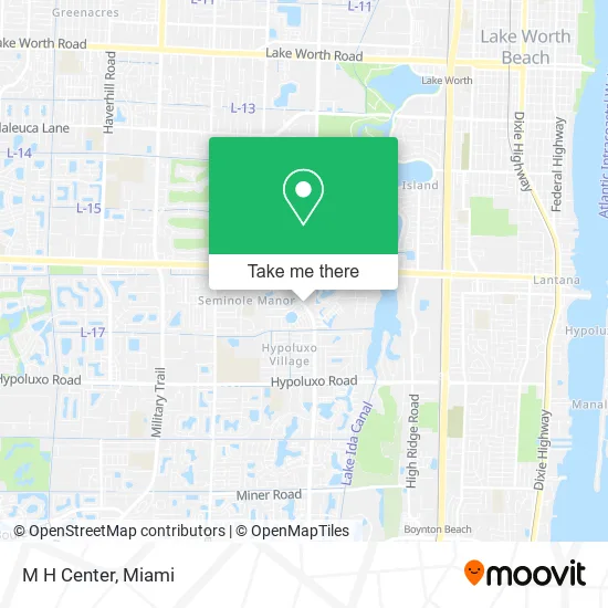 M H Center map