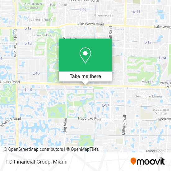 FD Financial Group map