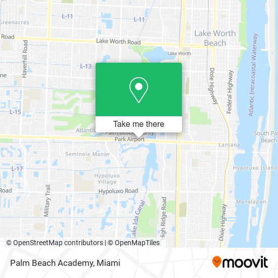 Mapa de Palm Beach Academy