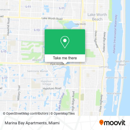 Marina Bay Apartments map