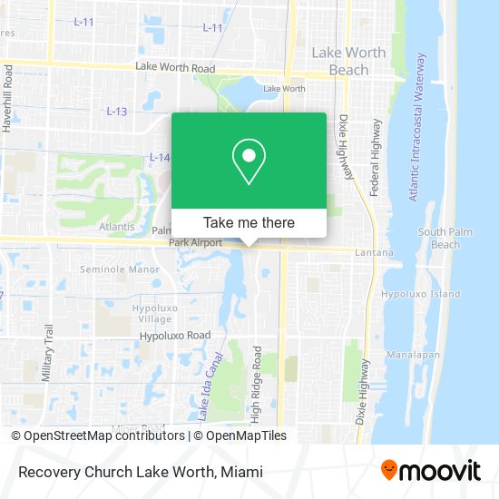Mapa de Recovery Church Lake Worth