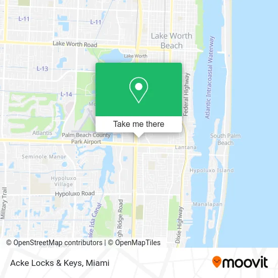 Acke Locks & Keys map