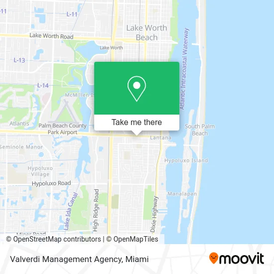 Valverdi Management Agency map