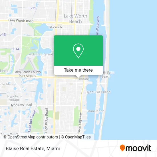 Blaise Real Estate map