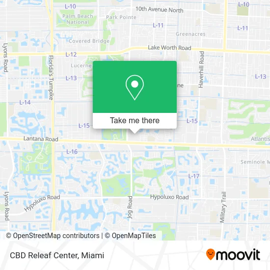 CBD Releaf Center map