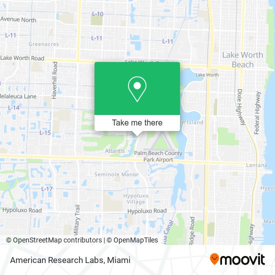 Mapa de American Research Labs