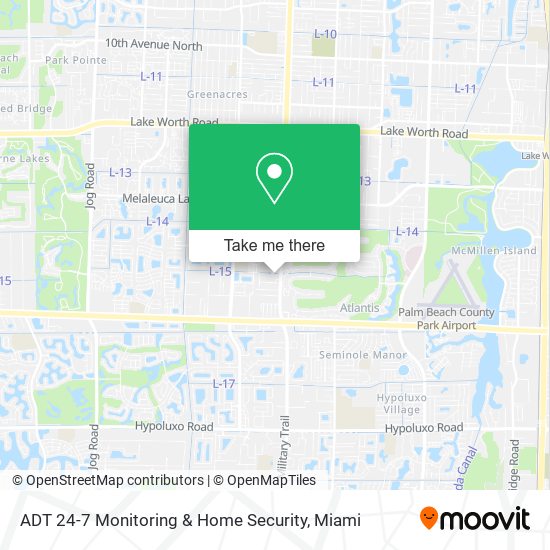 ADT 24-7 Monitoring & Home Security map