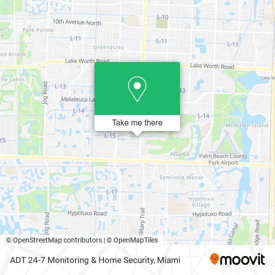 ADT 24-7 Monitoring & Home Security map