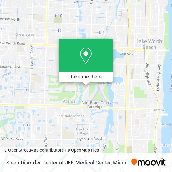 Sleep Disorder Center at JFK Medical Center map