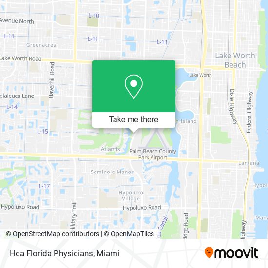 Hca Florida Physicians map