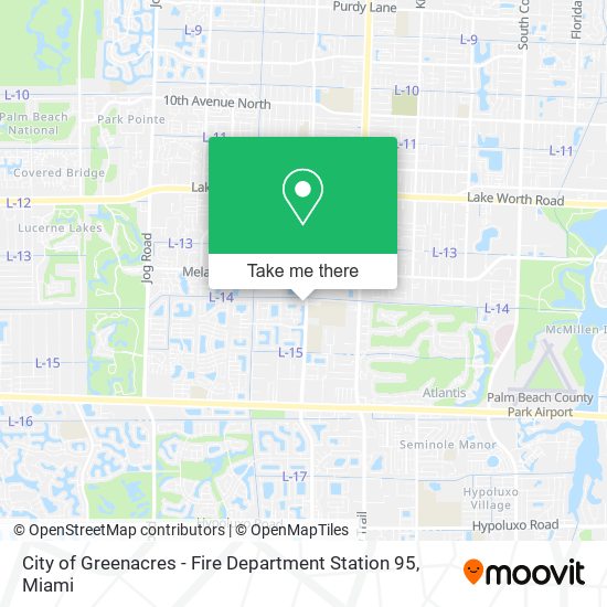 Mapa de City of Greenacres - Fire Department Station 95