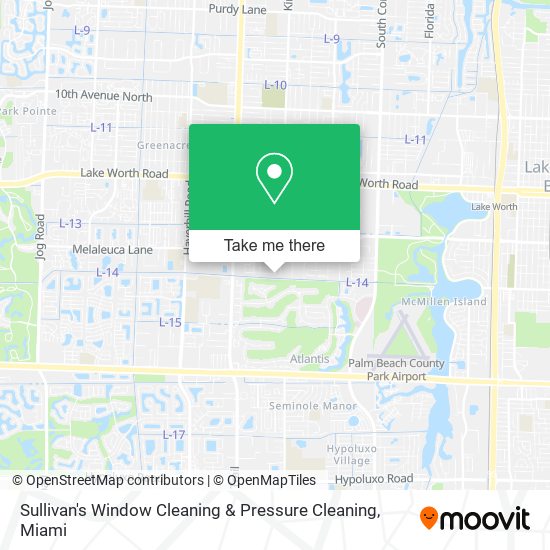 Sullivan's Window Cleaning & Pressure Cleaning map