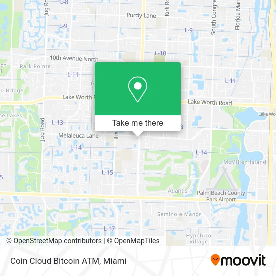 Coin Cloud Bitcoin ATM map