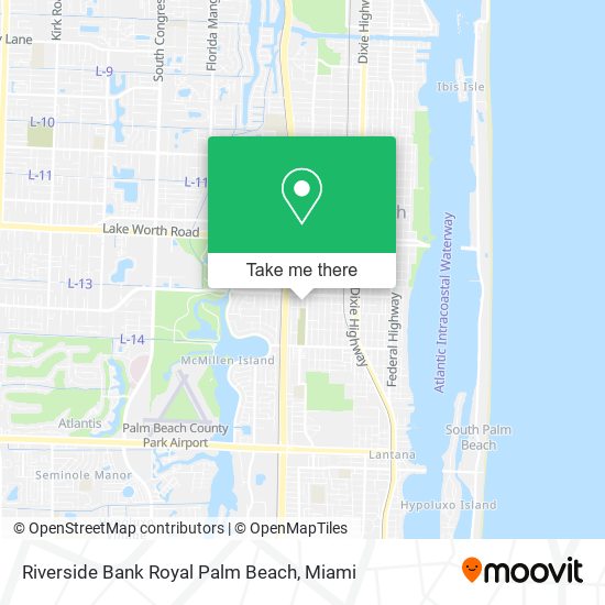 Riverside Bank Royal Palm Beach map