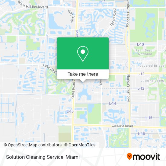 Solution Cleaning Service map