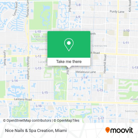 Nice Nails & Spa Creation map