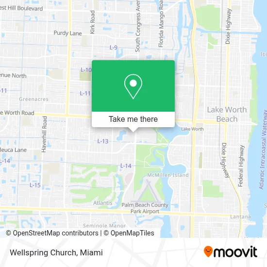 Wellspring Church map