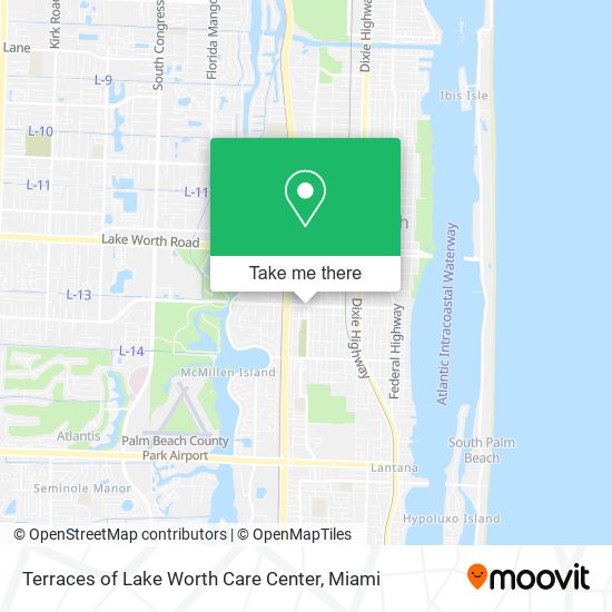 Mapa de Terraces of Lake Worth Care Center