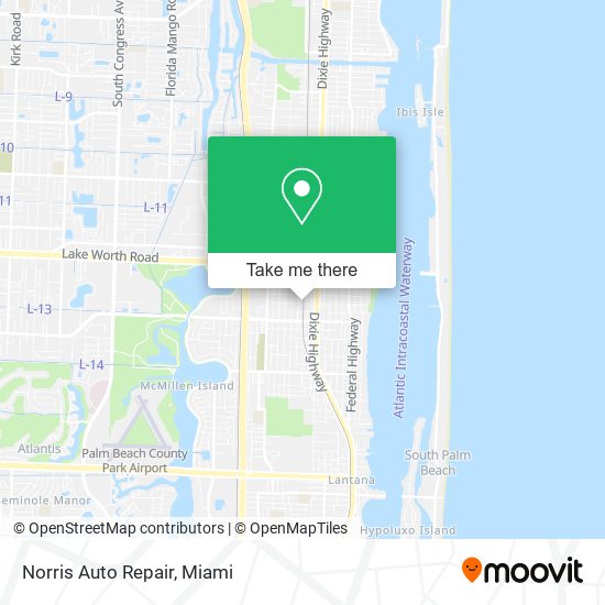 Norris Auto Repair map