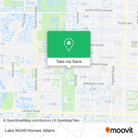 Mapa de Lake Worth Homes