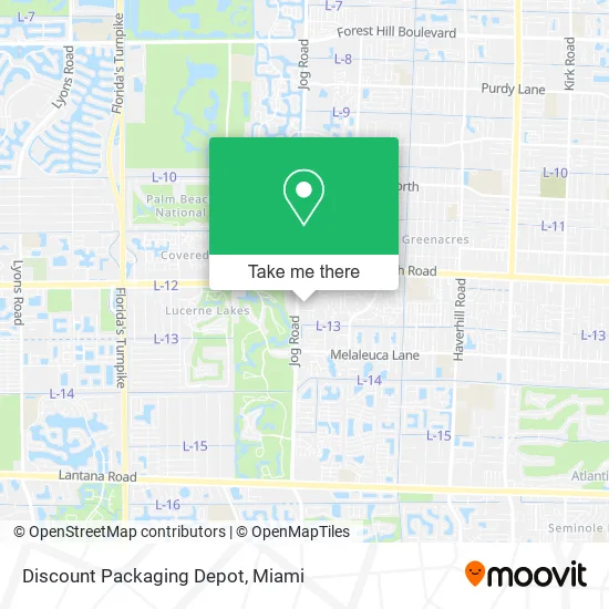 Discount Packaging Depot map