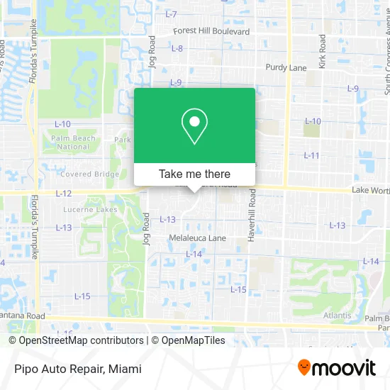 Pipo Auto Repair map