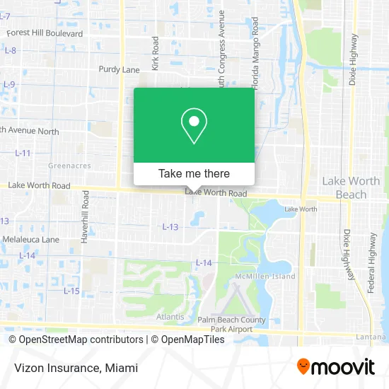 Vizon Insurance map