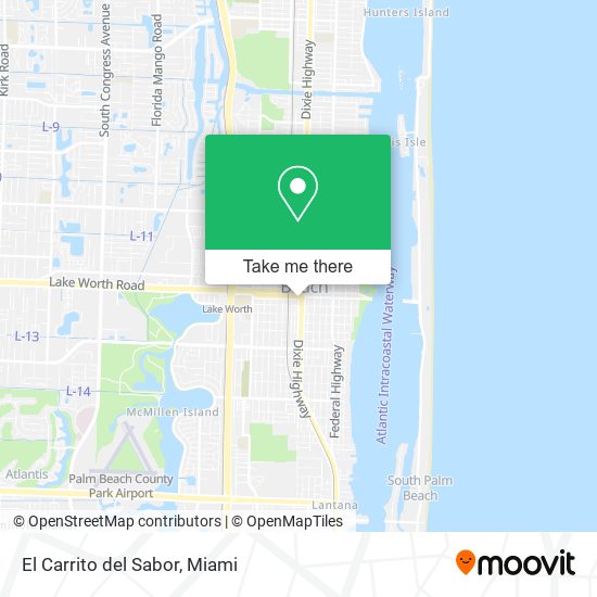 Mapa de El Carrito del Sabor