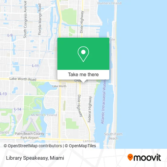 Library Speakeasy map