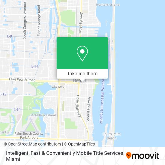 Mapa de Intelligent, Fast & Conveniently Mobile Title Services