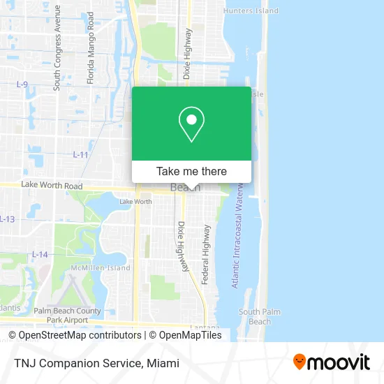 TNJ Companion Service map