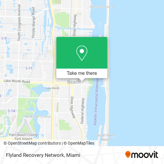 Flyland Recovery Network map