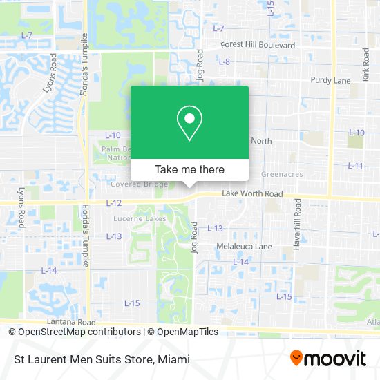 St Laurent Men Suits Store map