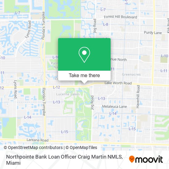 Northpointe Bank Loan Officer Craig Martin NMLS map