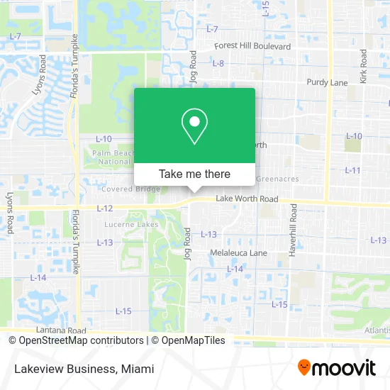 Lakeview Business map