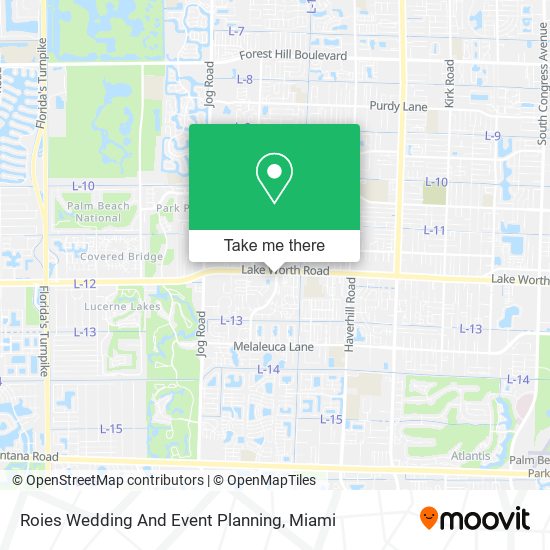 Mapa de Roies Wedding And Event Planning