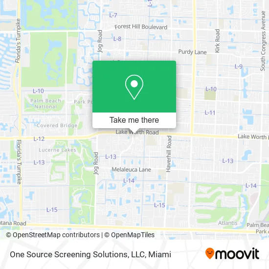 Mapa de One Source Screening Solutions, LLC