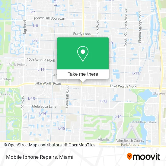 Mapa de Mobile Iphone Repairs