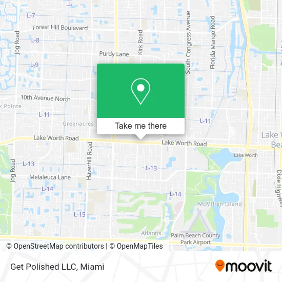 Get Polished LLC map