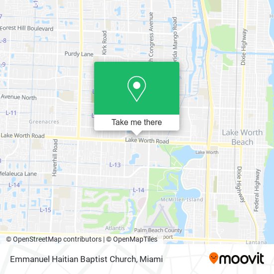 Emmanuel Haitian Baptist Church map