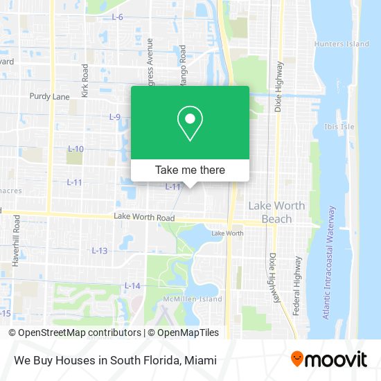 Mapa de We Buy Houses in South Florida