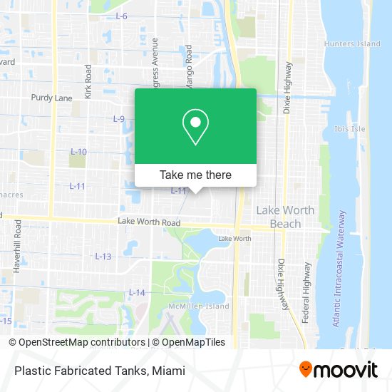 Mapa de Plastic Fabricated Tanks