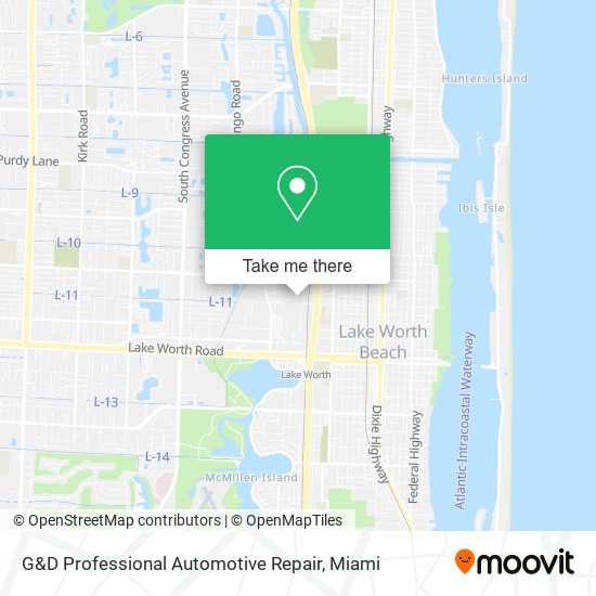 G&D Professional Automotive Repair map