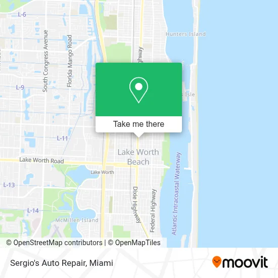 Sergio's Auto Repair map